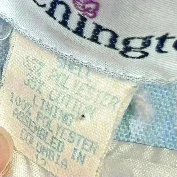 Patchington Vintage Coat/Jacket Pastel Color With Shoulder Pads Size 12 - Picture 6 of 11